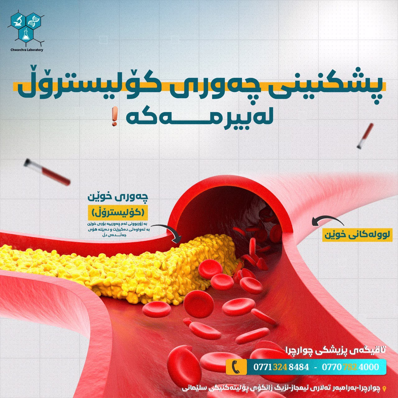 پشکنینی چەوری کۆرسترۆڵ لەبیر مەکە